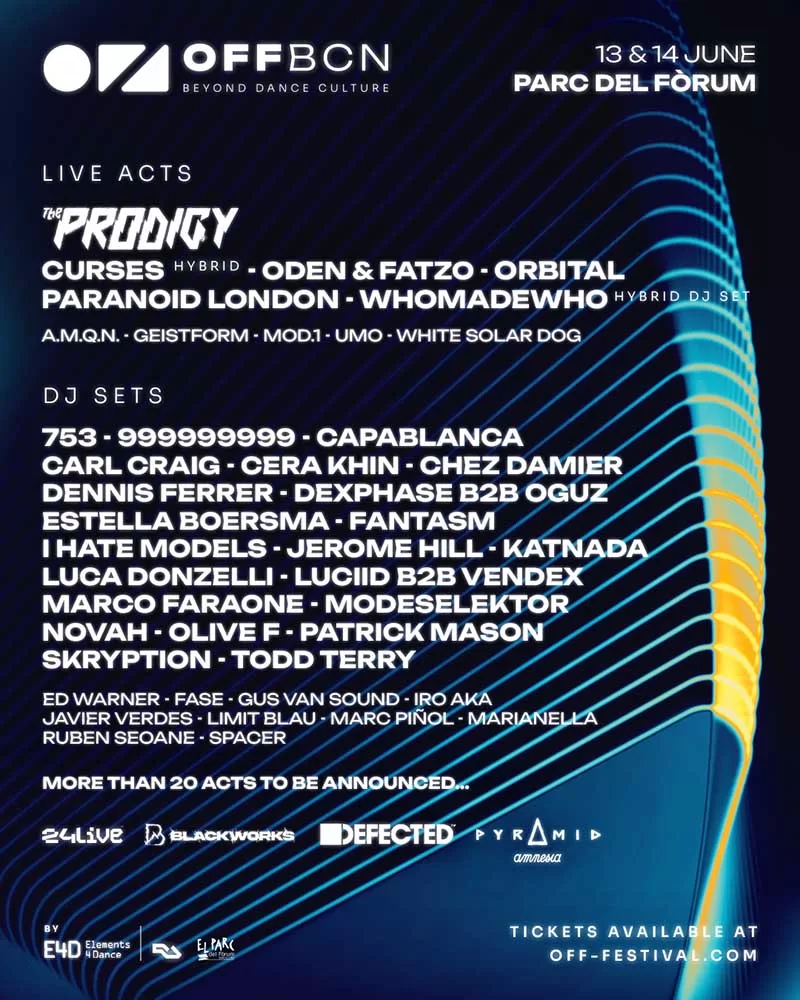 Line up OFFBCN Festival 2025_NRFmagazine