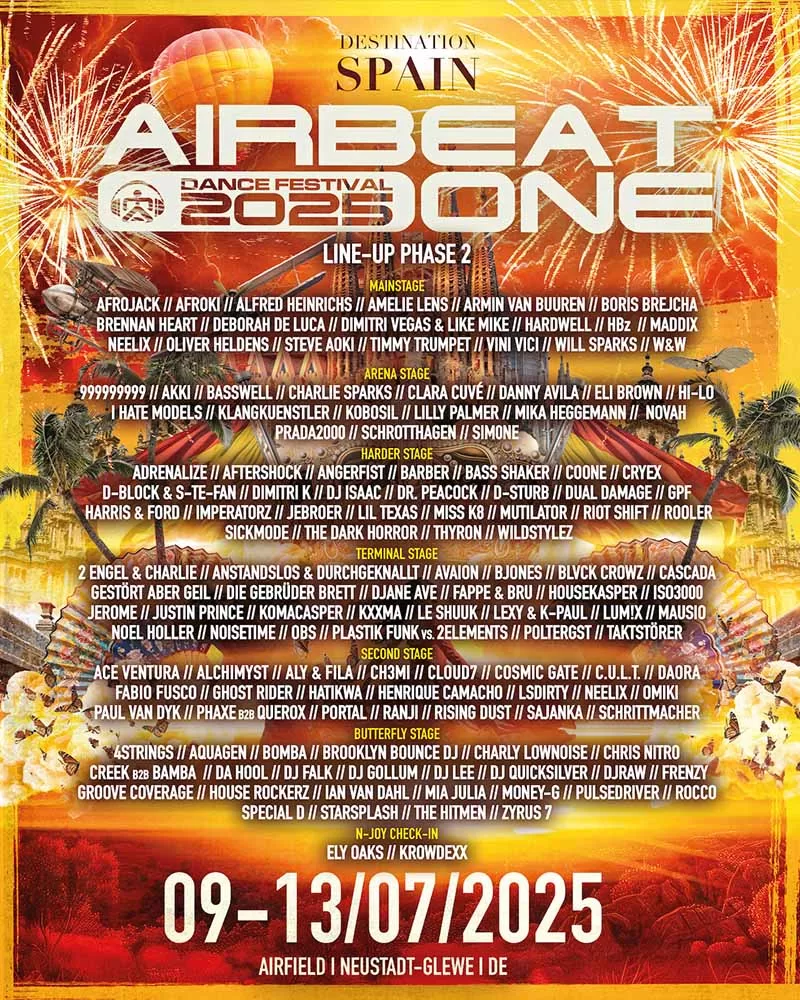 AIRBEAT ONE 2025 Line up_NRFmagazine