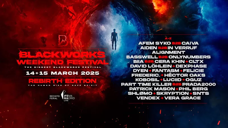 blackworks weekend festival 2025 line up completo_NRFmagazine