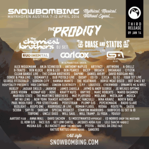 Snowbombing lineup 2014_NRFmagazine