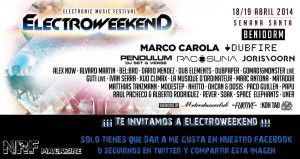 concurso electroweekend_nrfmagazine