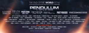 Cartel-Completo The End of The World 2014_NRFmagazine