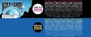 Lineup Holy Ship 2015_NRFmagazine