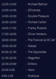 Set Times Tomorrowland BlueFlame Stage Friday 18th 2014_NRFmagazine