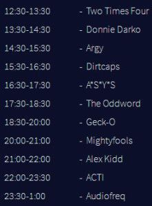 Set Times Tomorrowland Qult Stage Friday 18th 2014_NRFmagazine
