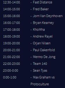 Set Times Tomorrowland Trance Addict Stage Friday 18th 2014_NRFmagazine