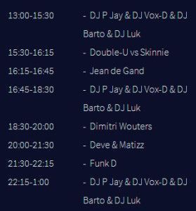 Set Times Tomorrowland Winter Clubbing Stage Friday 18th 2014_NRFmagazine