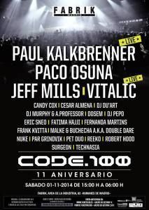 Cartel completo CODE 100_NRFmagazine