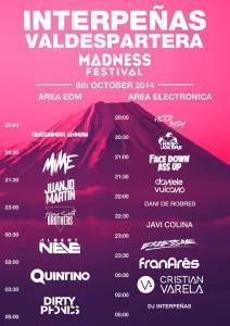 Horarios Madness Festival Zaragoza 2014_NRFmagazine