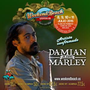Damian 'JR. GONG' Marley en Weekend Beach Festival 2015_NRFmagazine