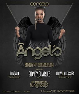 SIDNEY CHARLES en la fiesta 13º aniversario de FUNGROUP_NRFmagazine