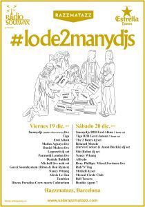 #lode2manydjs Razzmatazz HORARIOS_NRFmagazine
