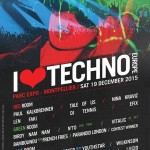 Distribución por escenarios en I Love Techno Europe