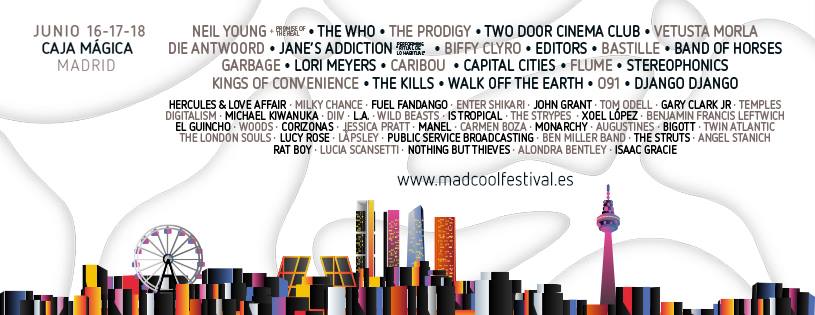 Mad Cool Festival lineup_NRFmagazine
