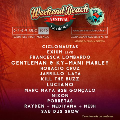 Weekend Beach Festival 5º avance_NRFmagazine