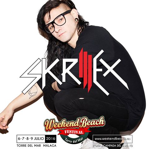 Skrillex en Weekend Beach Festival 2016_NRFmagazine