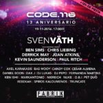 Code anuncia su cartel completo para su 13º aniversario