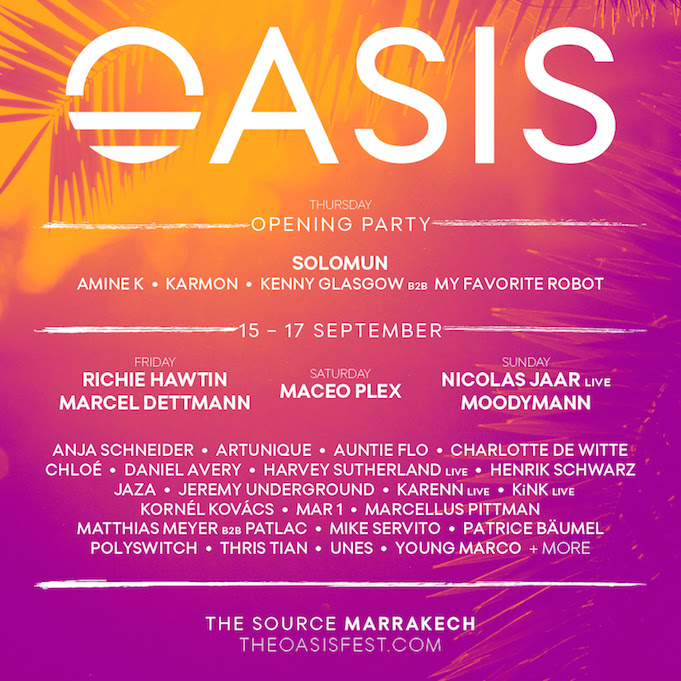 Nuevas confirmaciones para la próxima edición de Oasis Festival