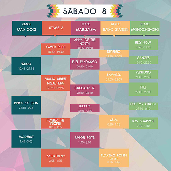 Horarios-sabado-Mad-Cool-Festival-2017_NRFmagazine