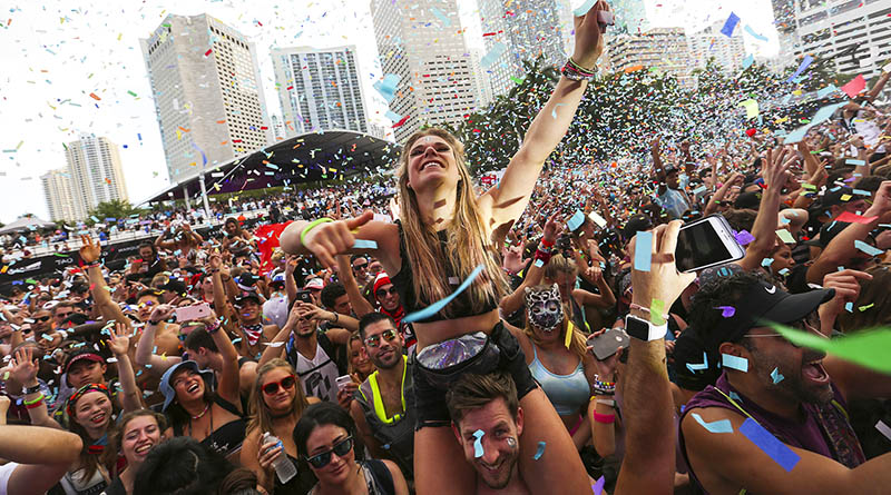 Ultra Music Festival in downtown Miami