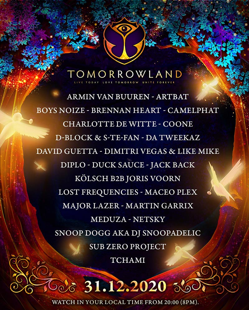 cartel Tomorrowland Nochevieja 2020_NRFmagazine