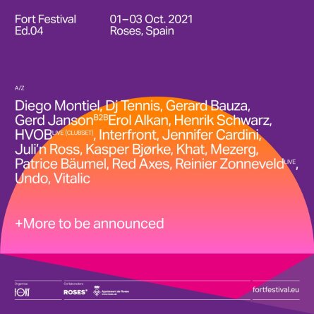 Fort Festival 2021 lineup_nrfmagazine