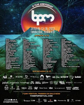 The BPM Festival lineup 2022 Costa Rica_nrfmagazine