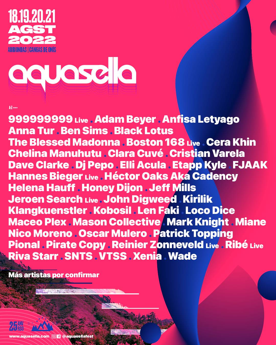 Aquasella 2022 lineup