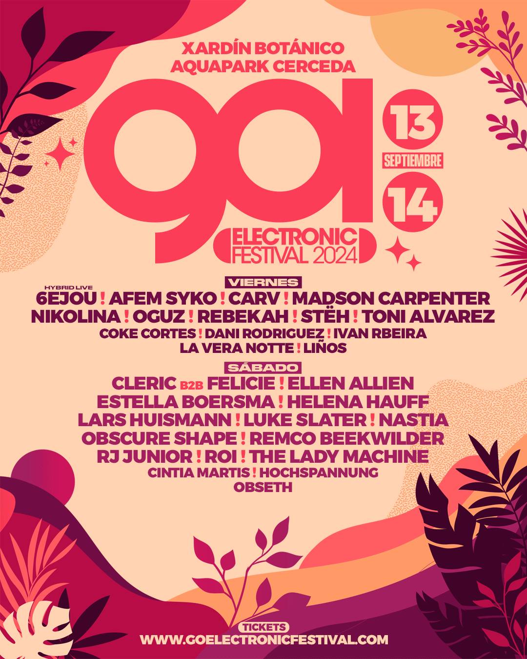 Go Electronica Festival 2024 lineup_nrfmagazine