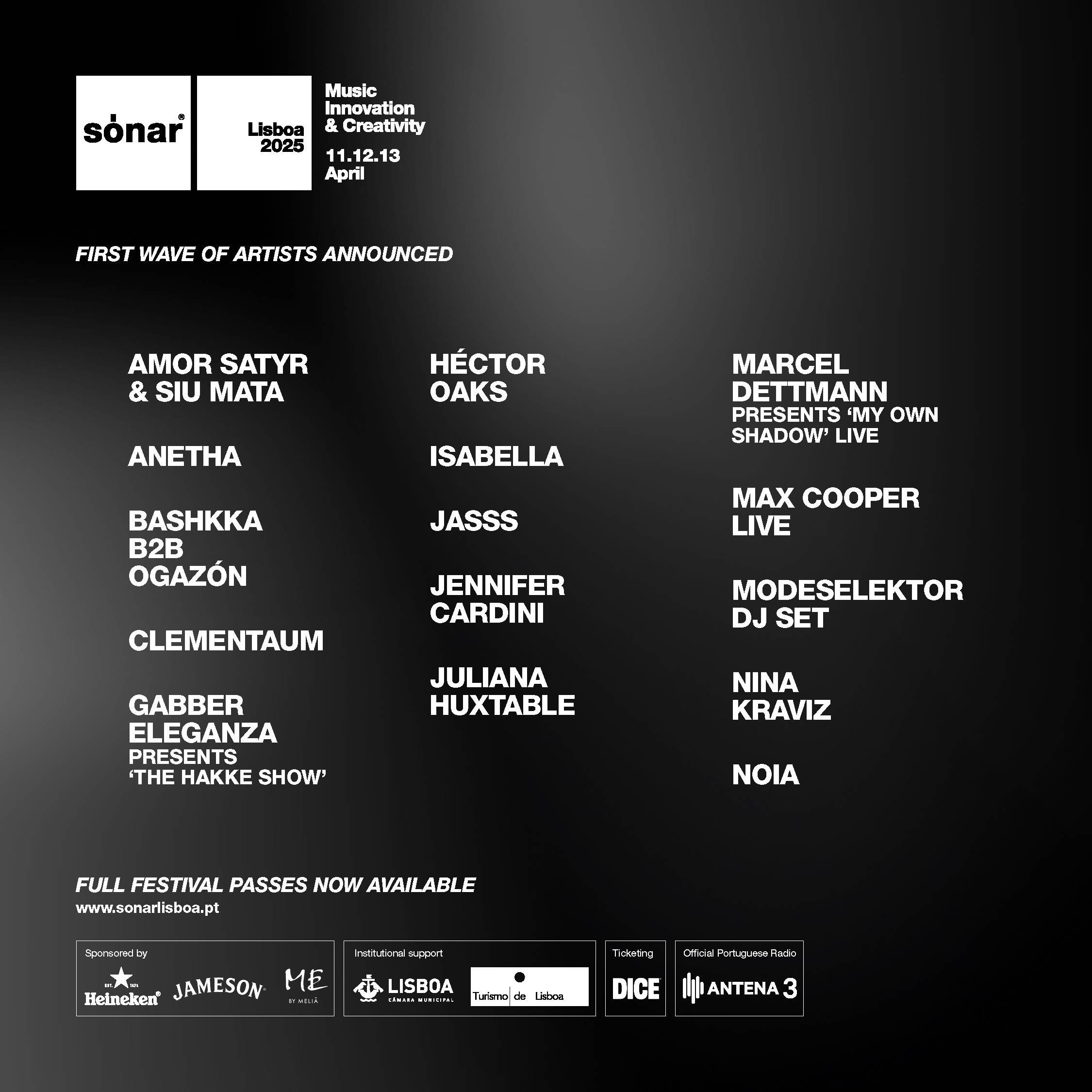 Sónar Lisboa 2025 lineup_nrfmagazine