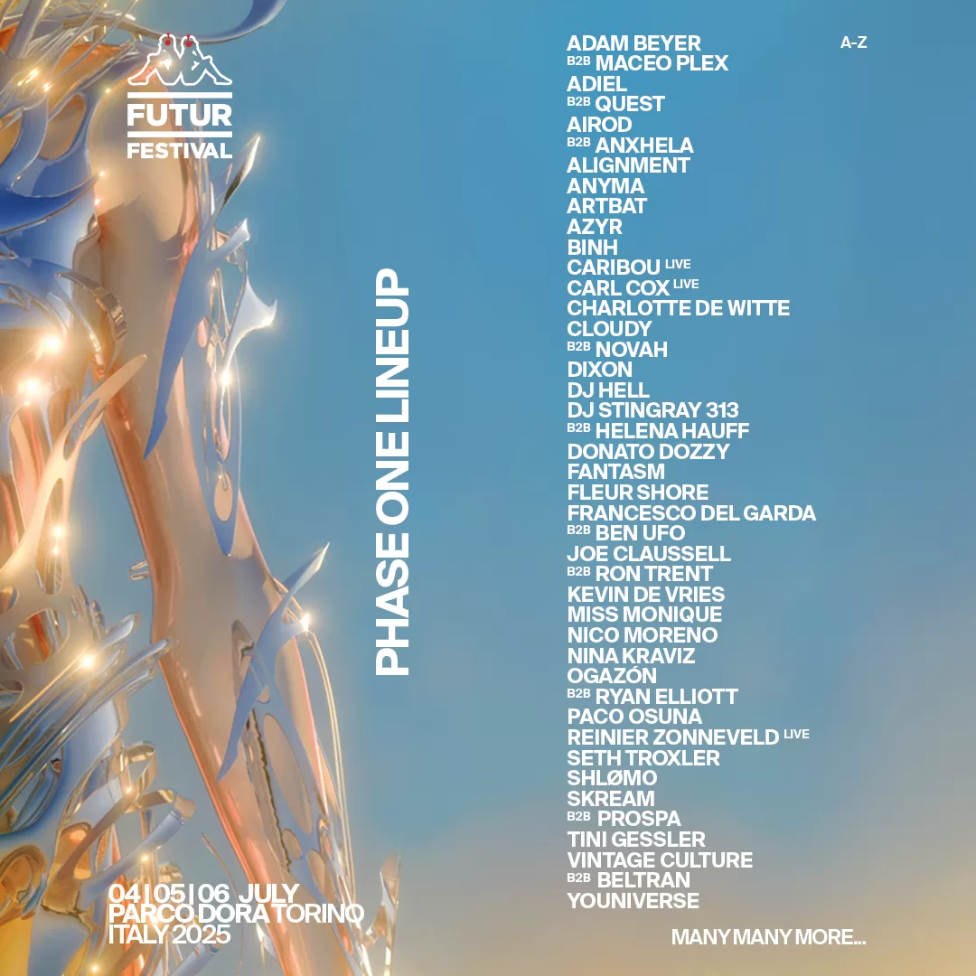 Kappa FuturFestival 2025 lineup_nrfmagazine