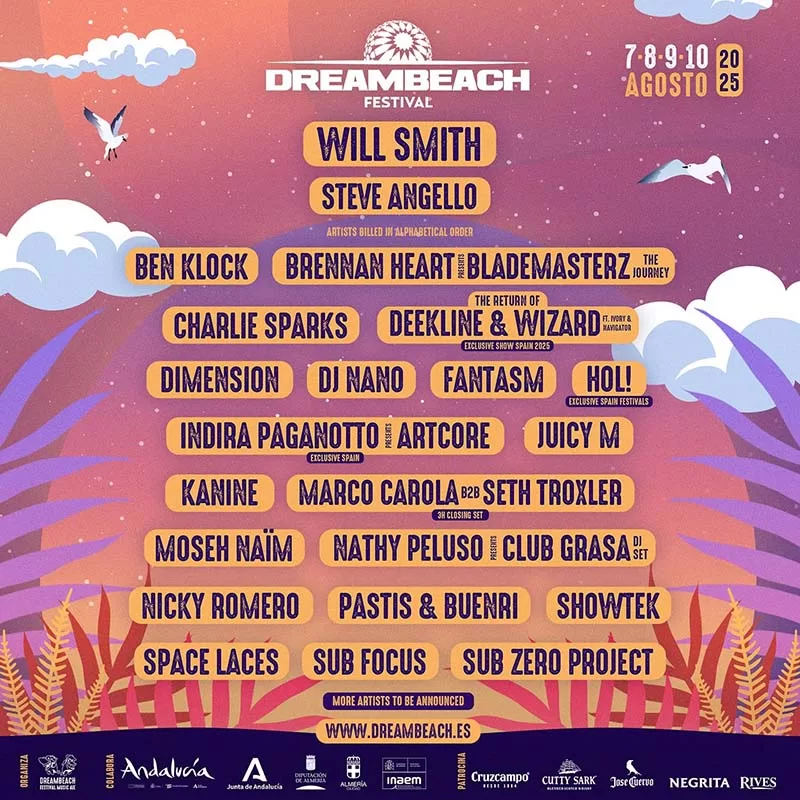 Line up Dreambeach 2025_NRFmagazine