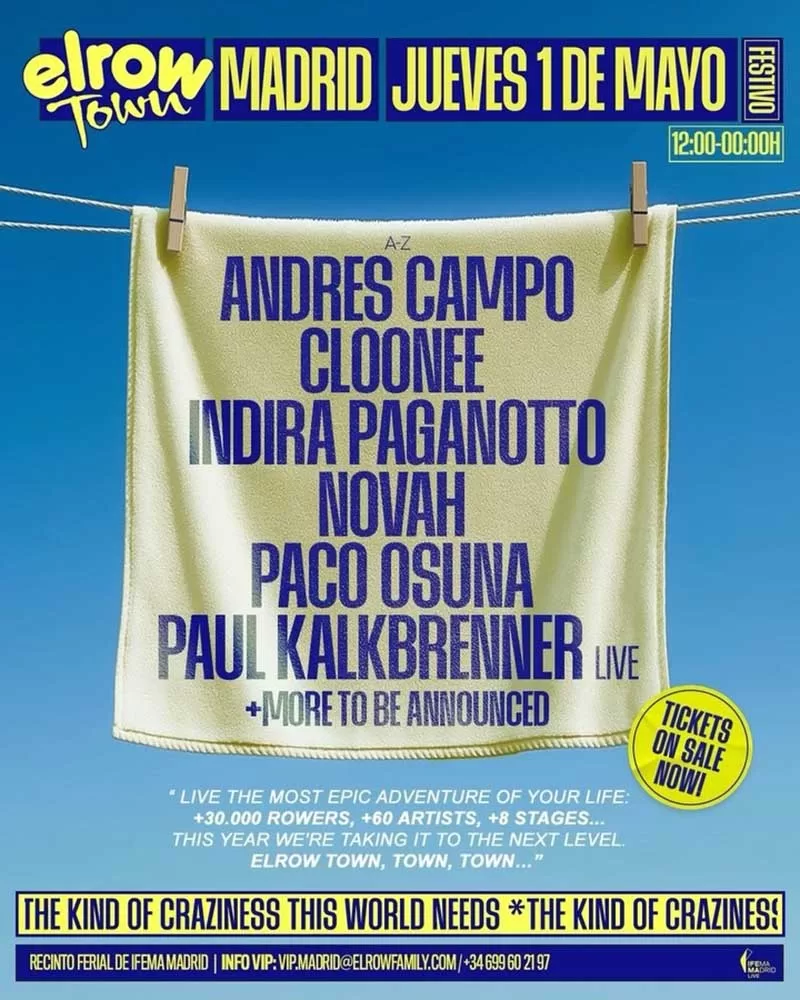 Cartel elrow Town Madrid 2025_NRFmagazine