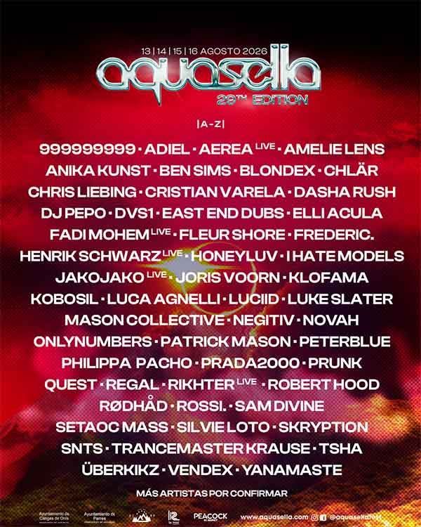 Cartel Aquasella 2026
