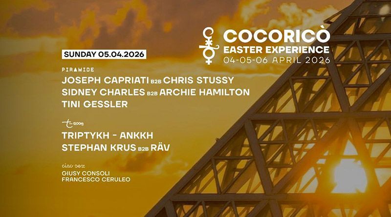 Cocoricò Easter Experience 2026 lineup