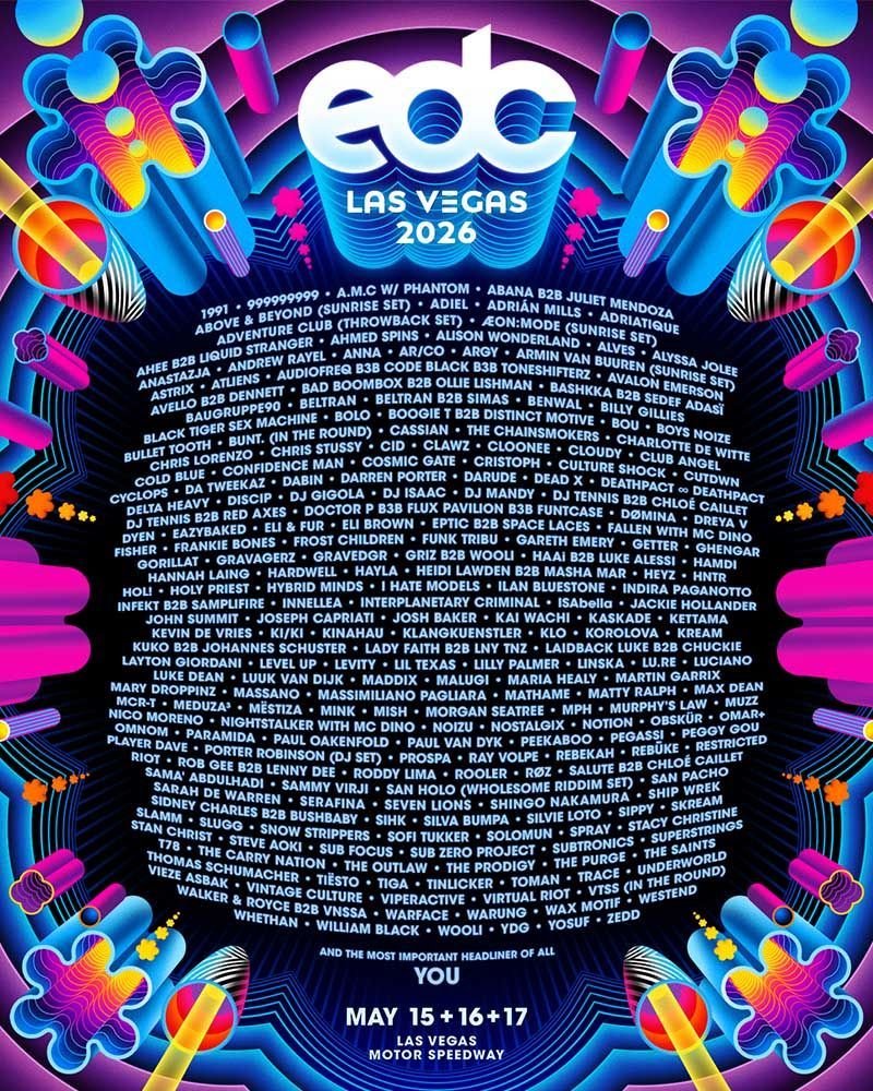 Full lineup EDC Las Vegas 2026