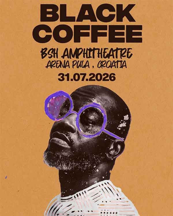 Black Coffee @ BSH Amphitheatre, Arena Pula Croatia