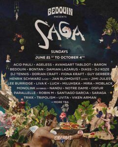 Bedouin presents SAGA 2026 Chinois Ibiza lineup
