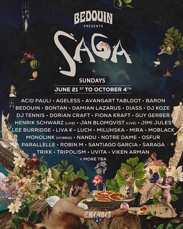 Bedouin presents SAGA 2026 Chinois Ibiza lineup