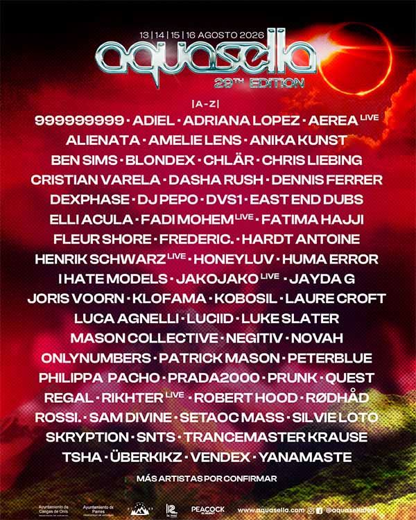 Cartel Aquasella 2026