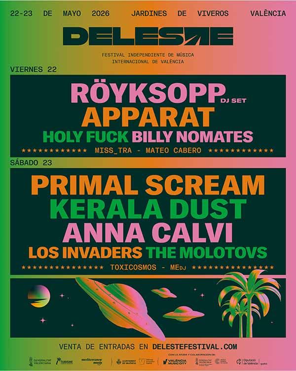 Deleste Festival cartel 2026