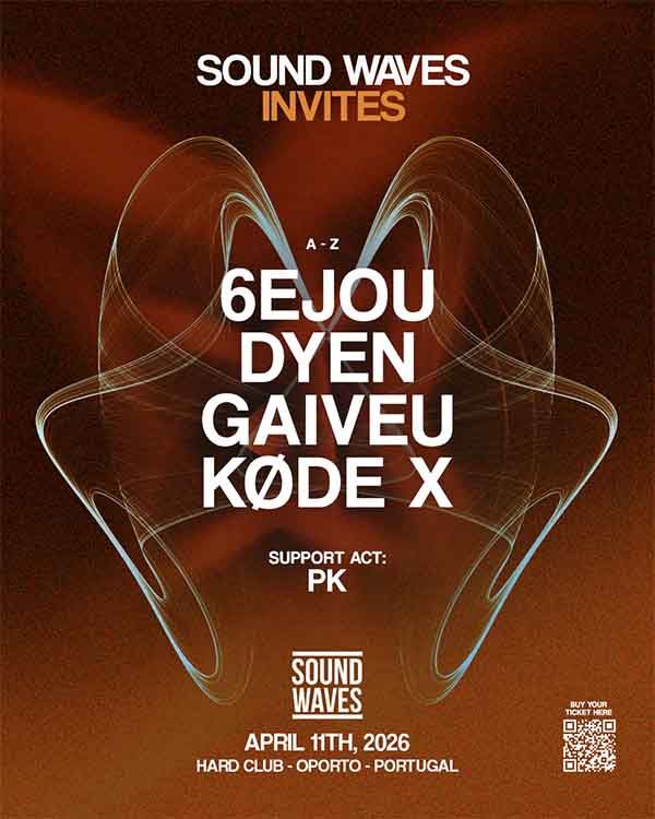 Lineup Sound Waves Invites #6