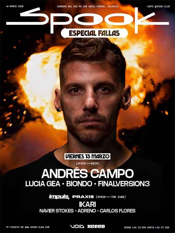 Spook Valencia 13 de marzo Charlie Sparks