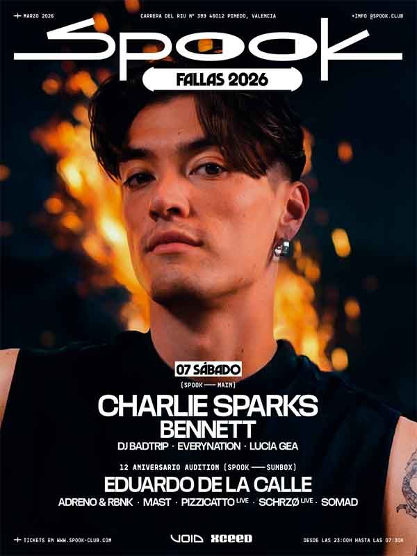 Spook Valencia 7 de marzo Charlie Sparks