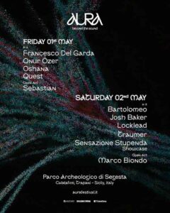 Lineup Aura Festival - Unlocked Sicily