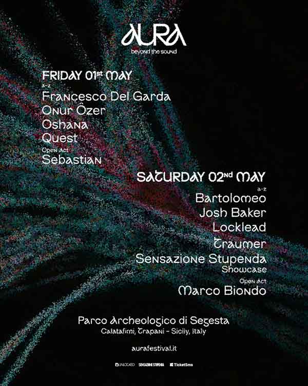 Lineup Aura Festival - Unlocked Sicily