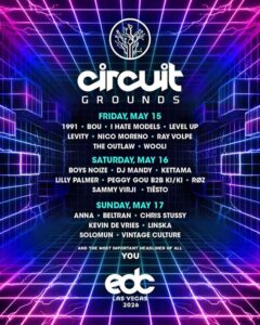 Lineup Circuit Grounds EDC Las Vegas 2026
