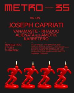 Cartel 35 aniversario Metro Dance Club