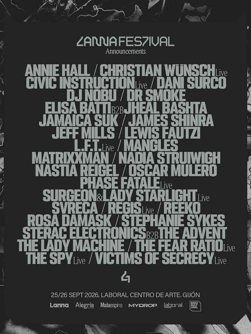 Cartel completo Lanna Festival 2026