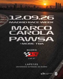 Cartel LAP57 - Madrid Race Week